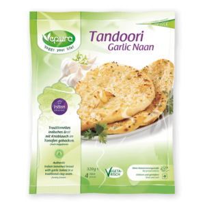 Vepura Tandoori Garlic Naan vegetarisch